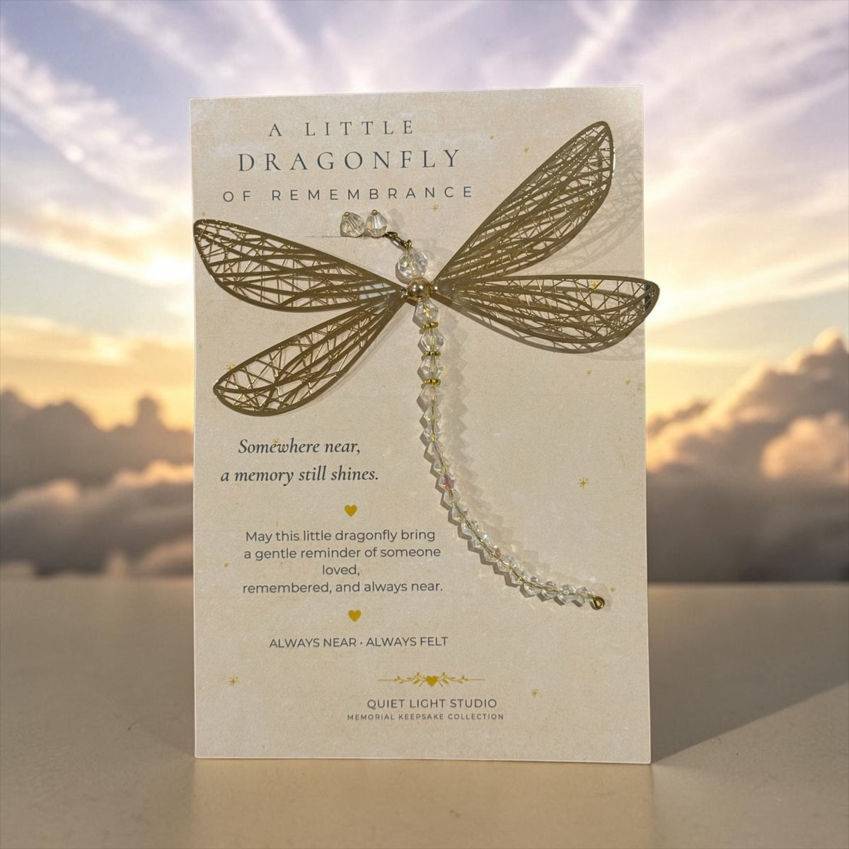 A Little Dragonfly of Remembrance | Memorial Gift Australia